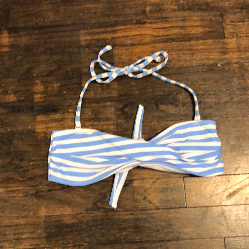Delia’s Striped Bikini Top
